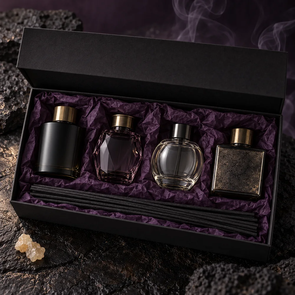 Set de 4 difuzoare — Colecția Tămâie